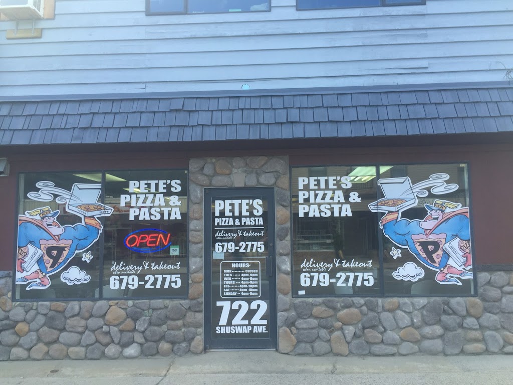 Petes Pizza & Pasta | 722 Shuswap Ave, Chase, BC V0E 1M0, Canada | Phone: (250) 679-2775