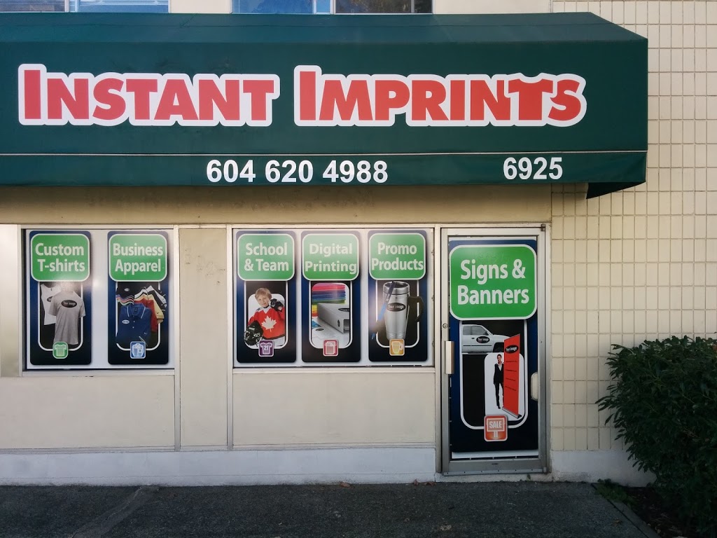 Instant Imprints Burnaby | 6925 Antrim Ave, Burnaby, BC V5J 4M5, Canada | Phone: (604) 620-4988