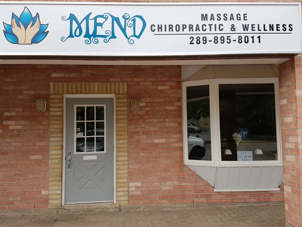 Mend Massage Chiropractic and Wellness | 331 Dundas St E Unit 3, Waterdown, ON L0R 2H0, Canada | Phone: (289) 895-8011