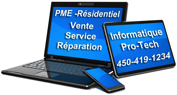 Informatique Pro-Tech | 1011 Rue Debien, Saint-Jérôme, QC J5L 1K6, Canada | Phone: (450) 419-1234