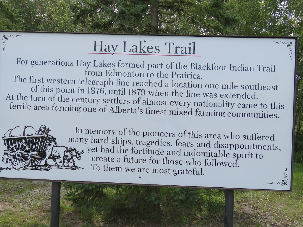 Village of Hay Lakes Telegraph Park | Camrose County No. 22, AB T0B 1W0, Canada | Phone: (780) 878-3400