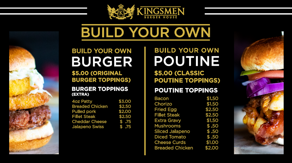 Kingsmen Burger House | 790 Military Trail #1a, Scarborough, ON M1E 5K4, Canada | Phone: (416) 289-0049