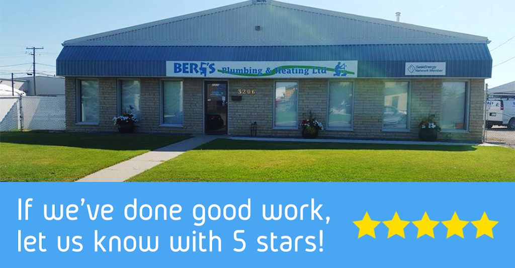 Bergs Plumbing and Heating Ltd. ????‍???? | 3206 Wells Ave, Saskatoon, SK S7K 5W5, Canada | Phone: (306) 244-4377