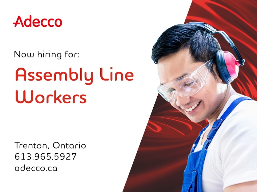 Adecco Quinte | 7 Creswell Dr, Trenton, ON K8V 6S7, Canada | Phone: (613) 965-5927