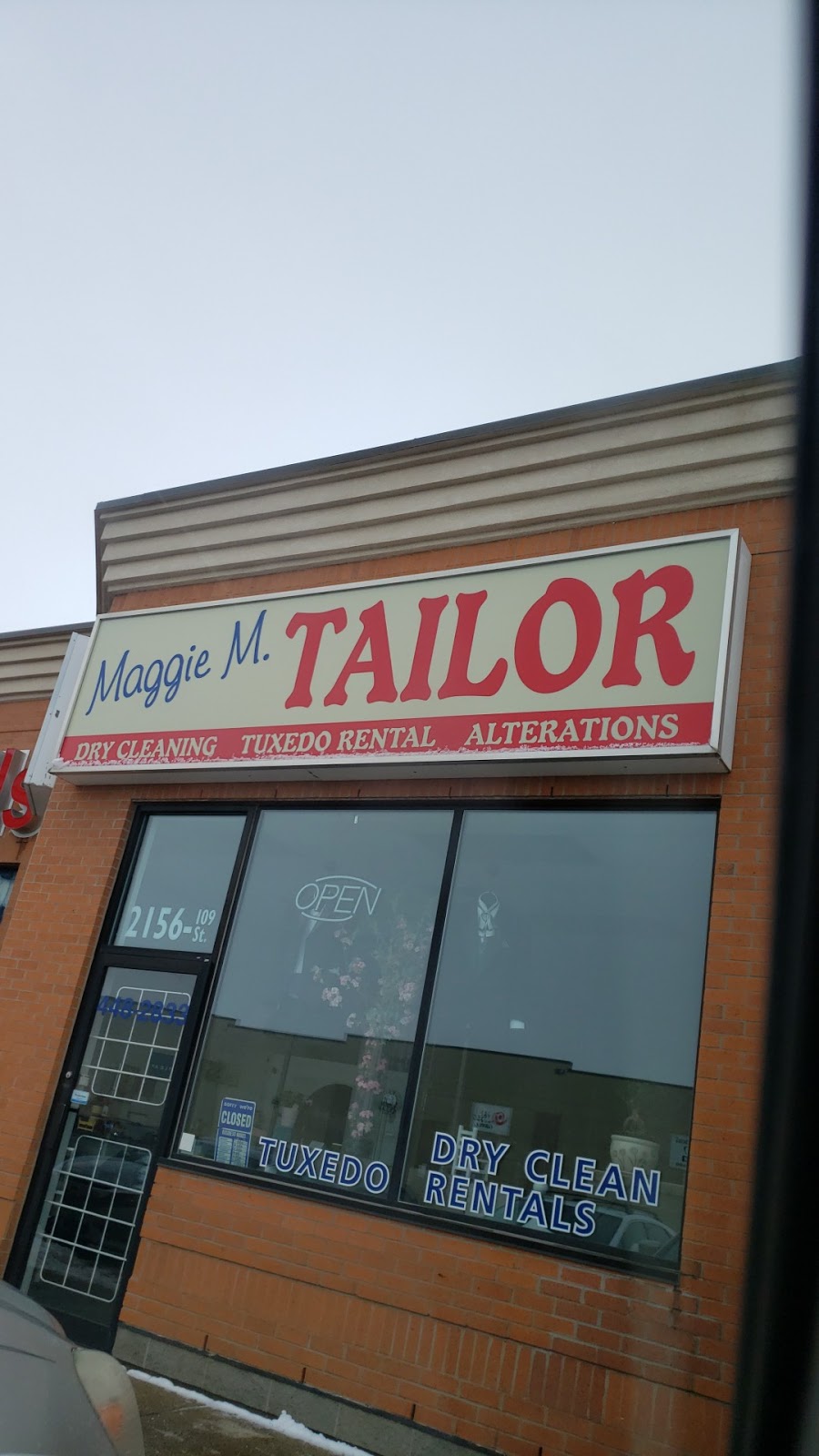 Maggie M Tailors | 2156 109 St NW, Edmonton, AB T6J 7C1, Canada | Phone: (780) 448-2833