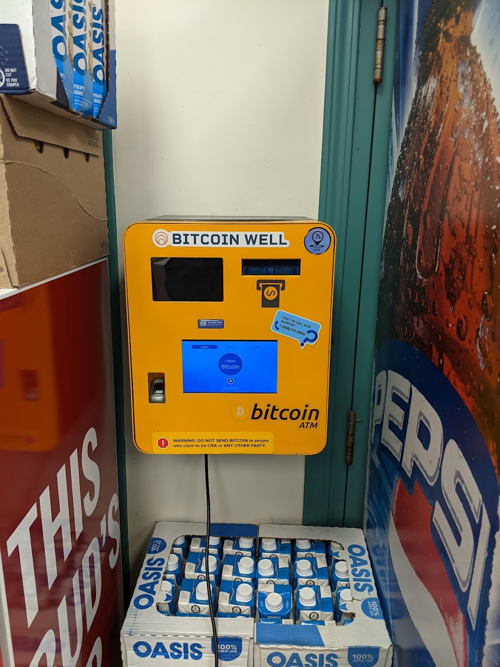 Bitcoin Well ATM - Pineview Liquor Store | 9902 93 St Unit 6, Fort Saskatchewan, AB T8L 1N4, Canada | Phone: (888) 711-3866