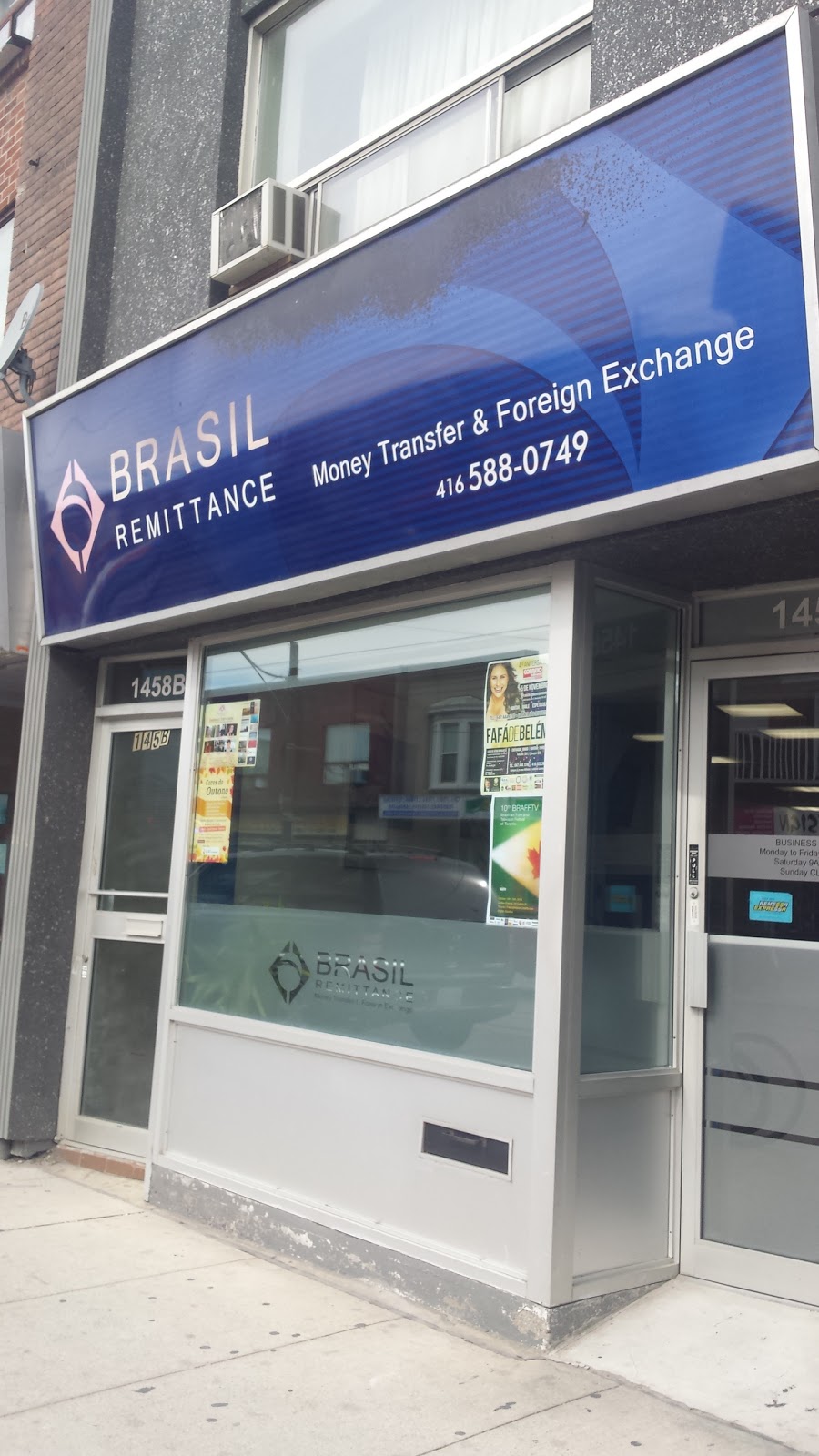 Brasil Remittance | 1458 Dundas St W, Toronto, ON M6J 1Y6, Canada | Phone: (416) 588-0749