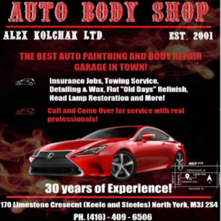 Alex Kolchak Ltd | 170 Limestone Crescent, North York, ON M3J 2S4, Canada | Phone: (416) 409-6506