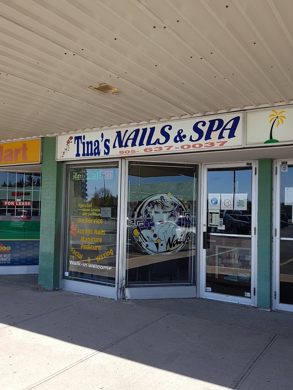 Tinas Nail & Spa | 5353 Lakeshore Rd, Burlington, ON L7L 1C8, Canada | Phone: (905) 637-0037