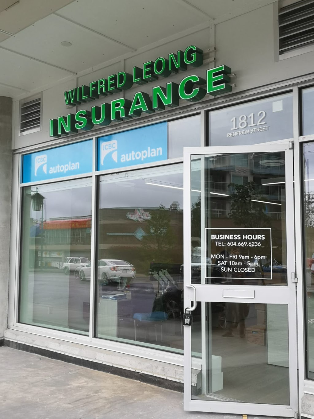 Wilfred Leong Insurance Agencies Ltd | 1812 Renfrew St, Vancouver, BC V6A 4H5, Canada | Phone: (604) 669-6236