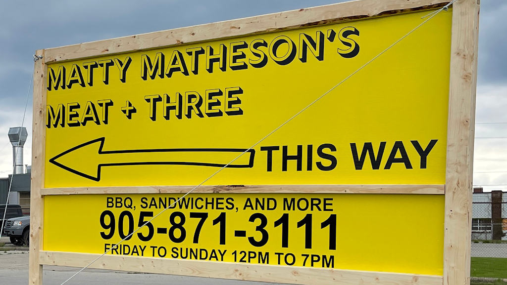 Matty Mathesons Meat + Three | 465 Central Ave, Fort Erie, ON L2A 3T8, Canada | Phone: (905) 871-3111