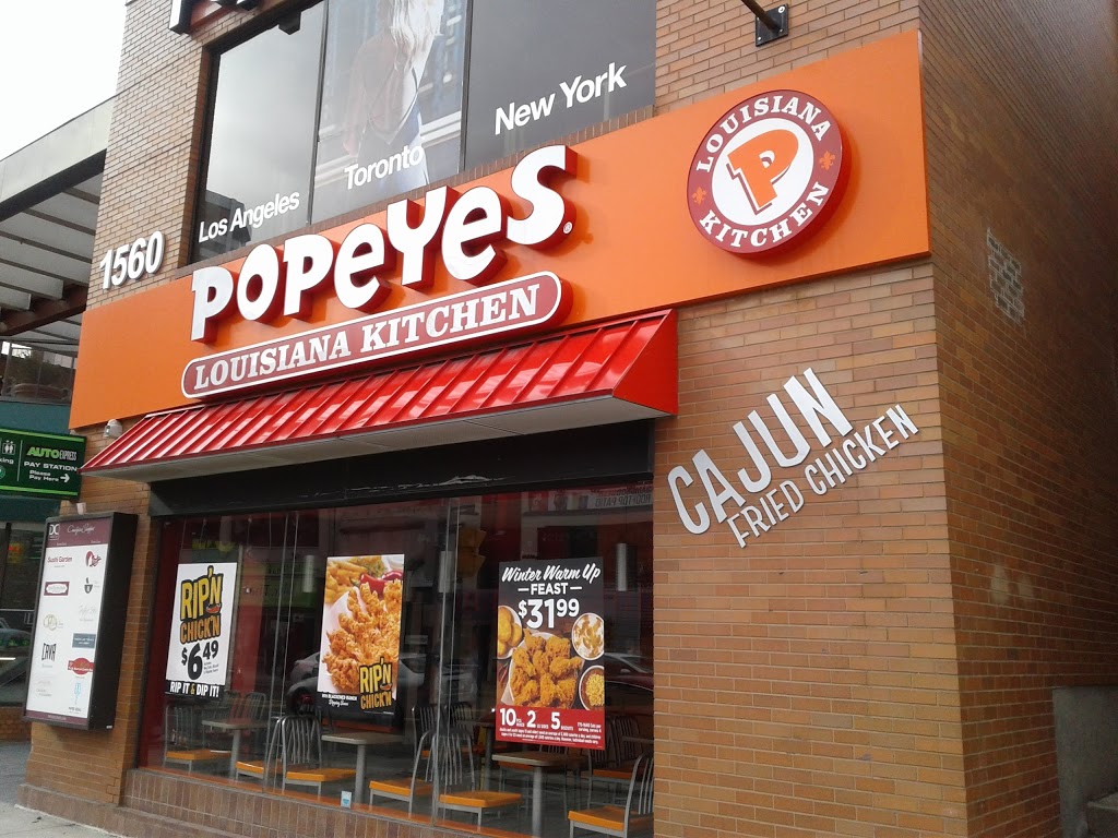 Popeyes Louisiana Kitchen | 1560 Yonge St #119, Toronto, ON M4T 1Z7, Canada | Phone: (416) 944-1560