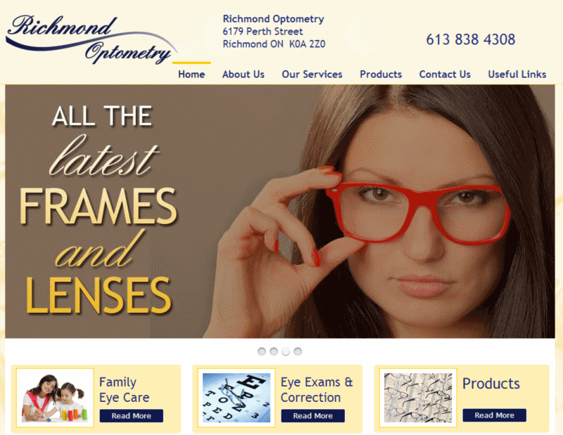 Richmond Village Family Eye Care Centre | 6179 Perth St, Richmond, ON K0A 2Z0, Canada | Phone: (613) 838-4308