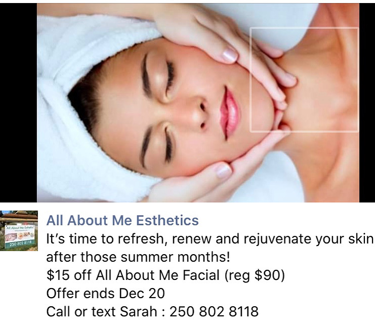 All About Me Esthetics | 3315 Hammond Bay Rd, Nanaimo, BC V9T 1E4, Canada | Phone: (250) 802-8118