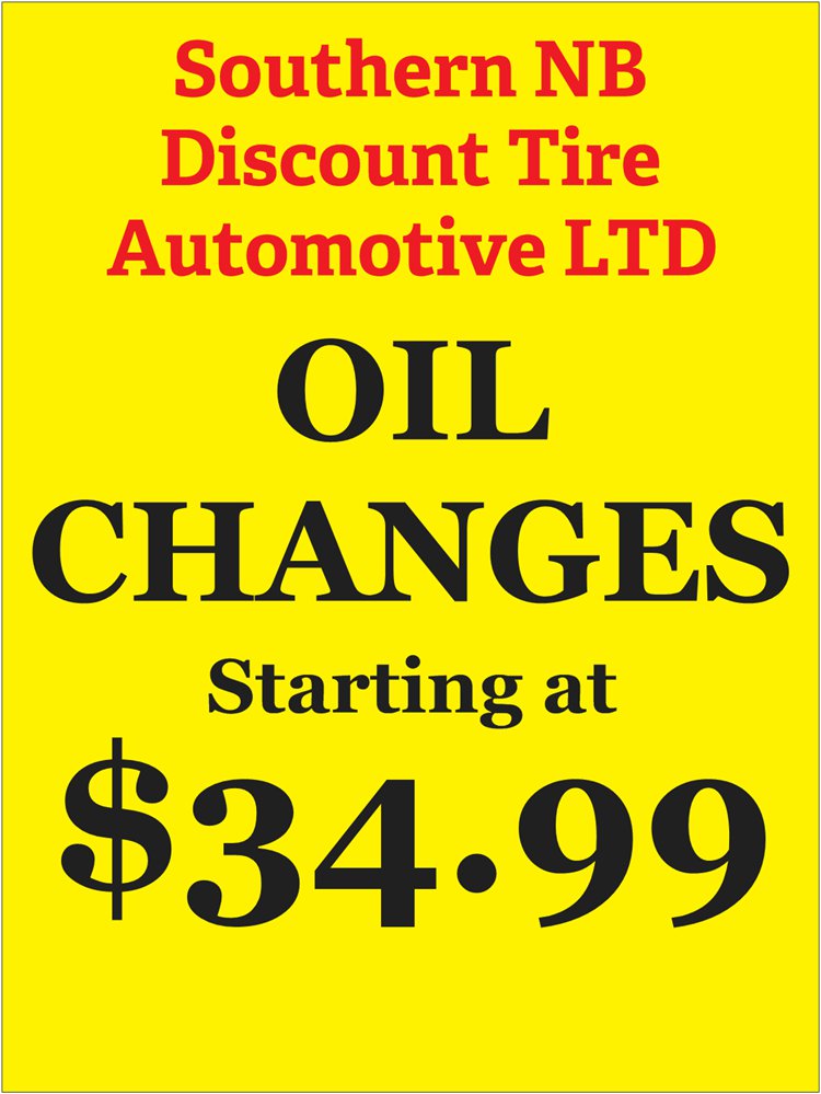 Southern NB Discount Tire & Automotive LTD. | 175 Palmer Brook Rd, Quispamsis, NB E2G 2A9, Canada | Phone: (506) 848-8833