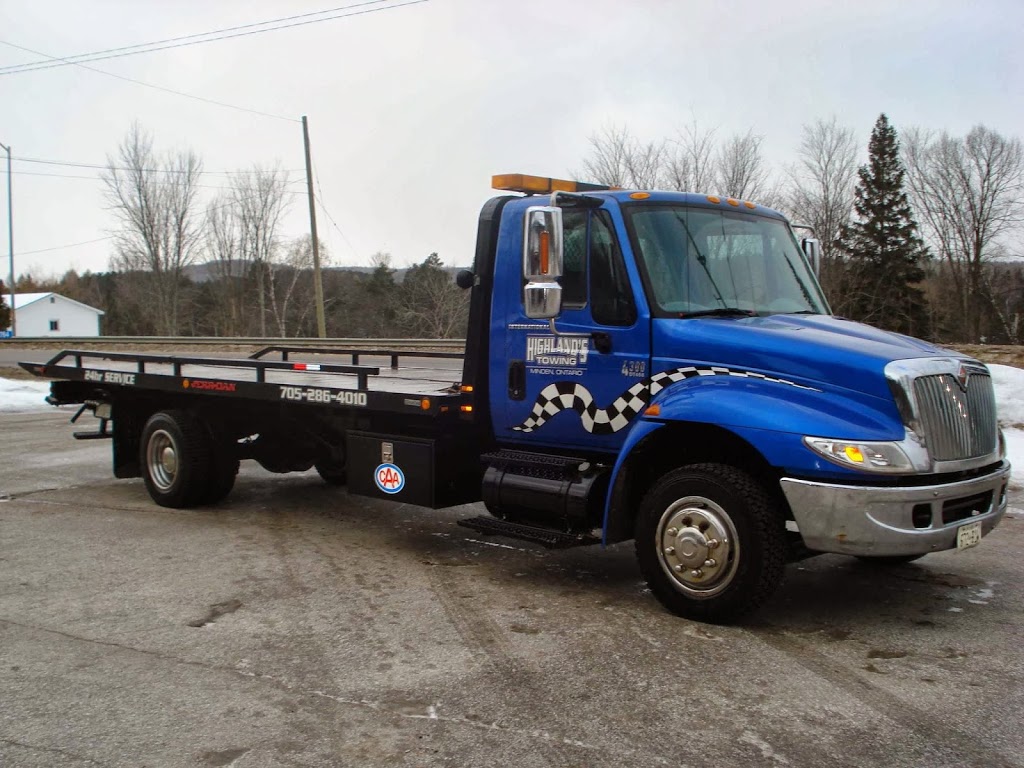 Highlands Towing | 536 Bobcaygeon Rd, Minden, ON K0M 2K0, Canada | Phone: (705) 286-4010