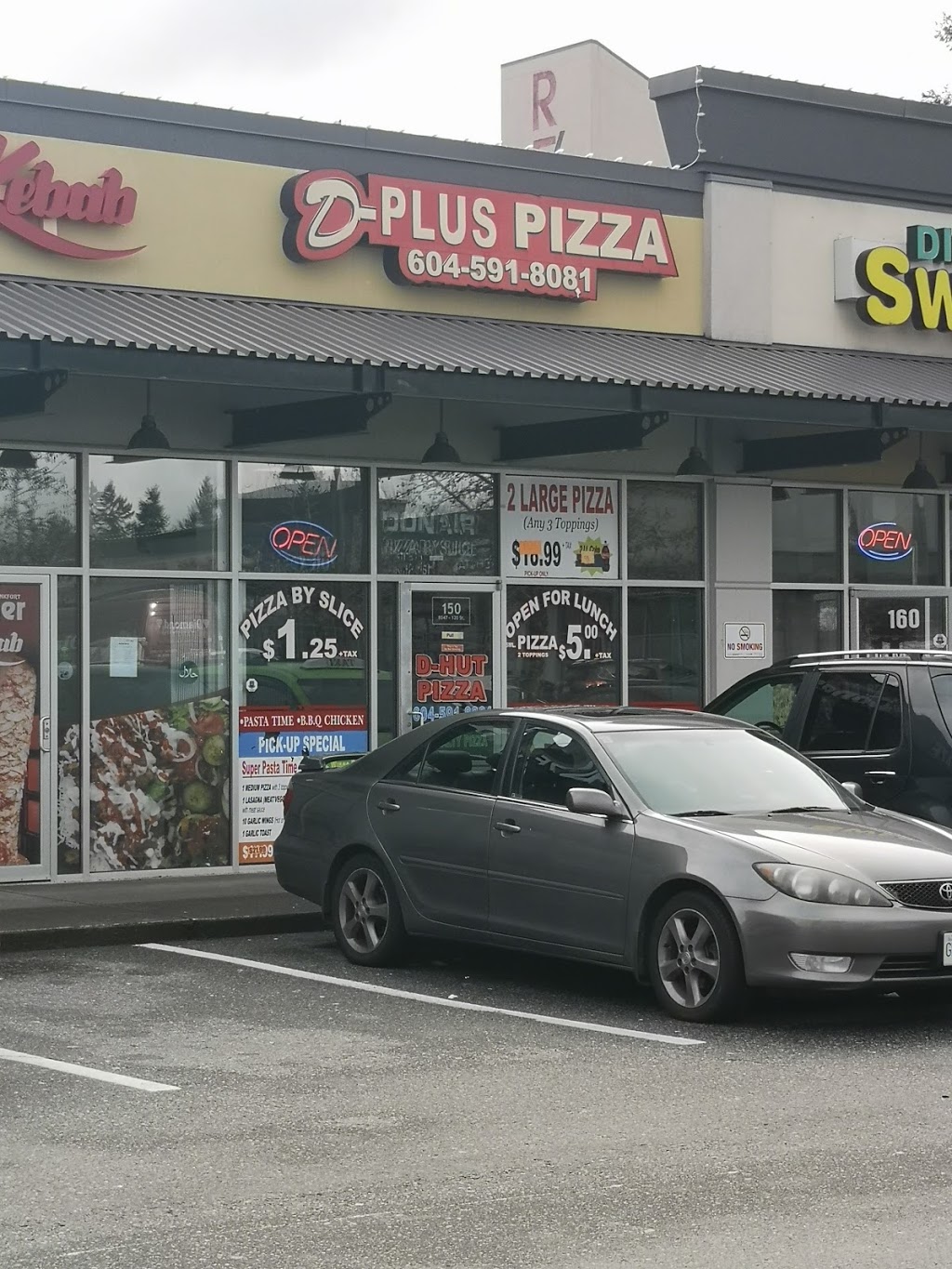 D-Plus Pizza | 150-8047 120 St, Delta, BC V4C 6P7, Canada | Phone: (604) 591-8081