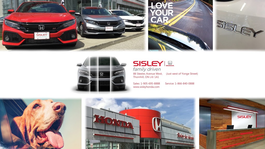 Sisley for Honda Service | 88 Steeles Ave W, Thornhill, ON L4J 1A1, Canada | Phone: (905) 695-8888