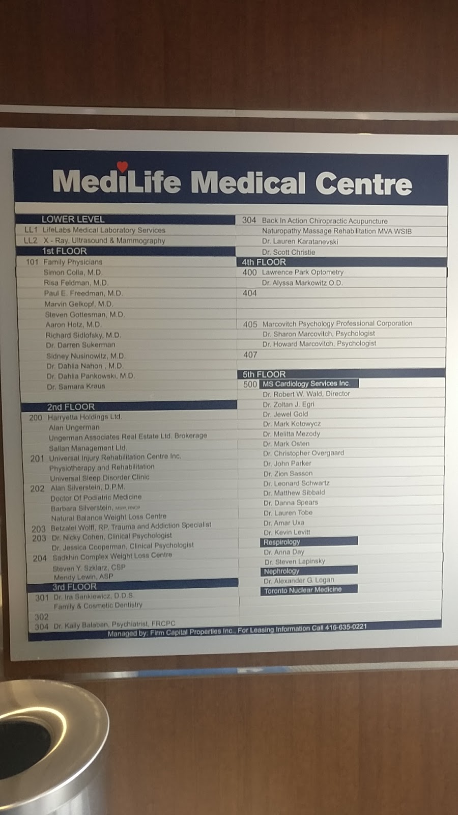 Medilife Medical Centre | 491 Lawrence Ave W, North York, ON M6A 1A3, Canada | Phone: (416) 787-0117