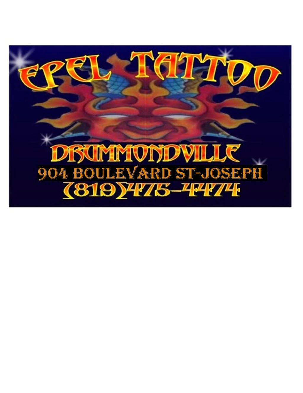 Epel Tattoo | 904 Boulevard Saint-Joseph, Drummondville, QC J2C 2C5, Canada | Phone: (819) 475-4474