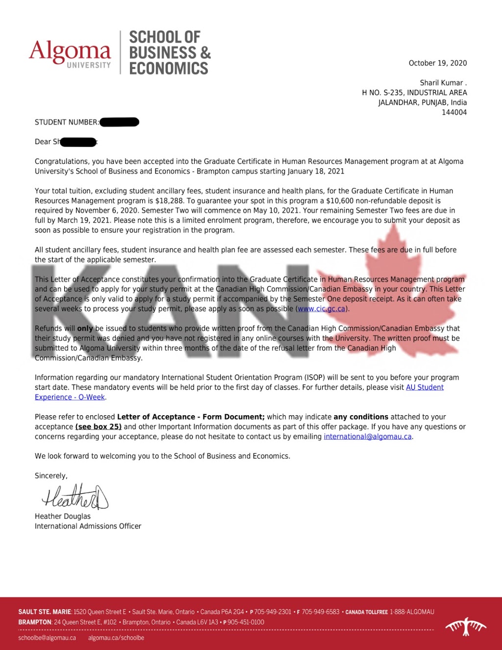 KAN CONSULTANCY INC. | 153 Country Hill Dr #6C, Kitchener, ON N2E 2G7, Canada | Phone: (519) 721-5662