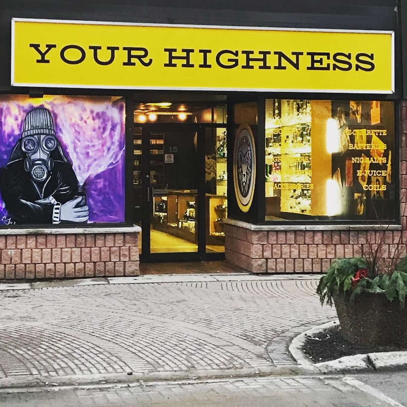 Your Highness Head Shop & Vape Shop Strathroy | 15 Front St W, Strathroy, ON N7G 1X5, Canada | Phone: (519) 205-2800