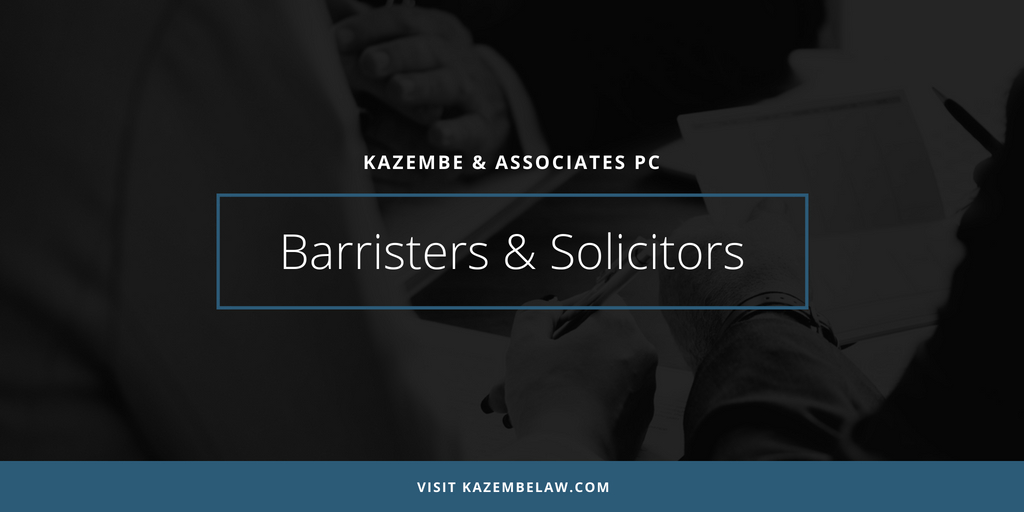 Kazembe & Associates, P.C. | 1888 Wilson Ave, North York, ON M9M 1A7, Canada | Phone: (416) 633-8311