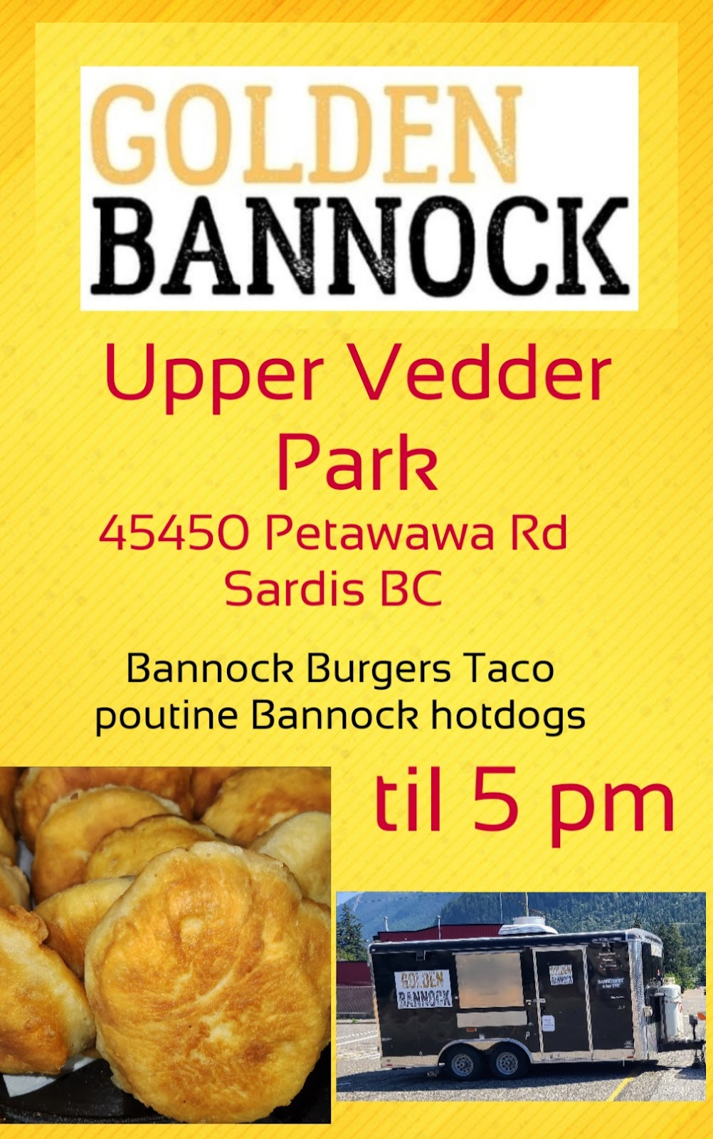 golden bannock | 45450 Petawawa Rd #3, Chilliwack, BC V2P 2M1, Canada | Phone: (604) 798-3788