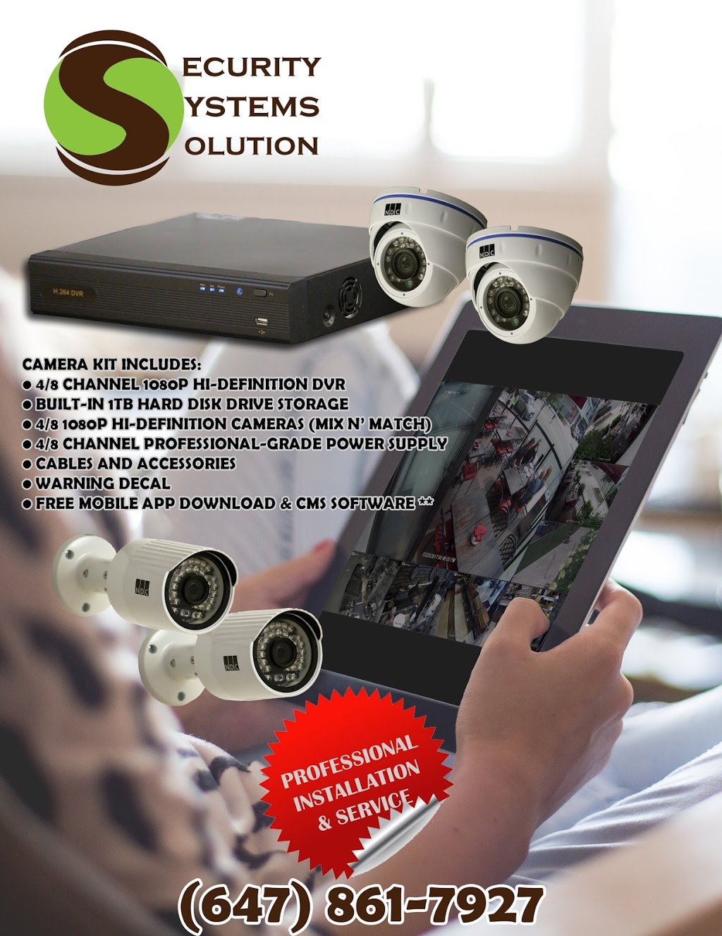Security Systems Solution | 2460 Bromus Path, Oshawa, ON L1L 0K6, Canada | Phone: (647) 861-7927