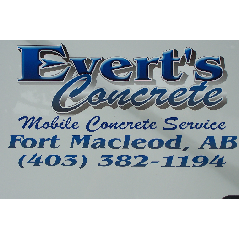 Everts Concrete Ltd. | 252070 twp rd 90, Fort Macleod, AB T0L 0Z0, Canada | Phone: (403) 382-1194