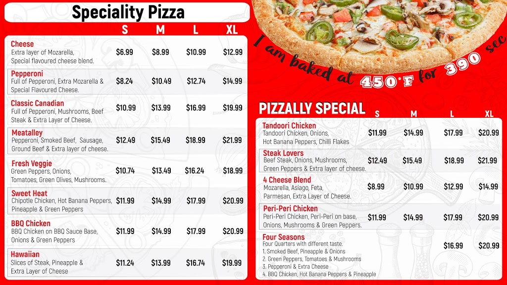 PIZZALLY | 4383 Kingston Rd, Scarborough, ON M1E 2N2, Canada | Phone: (416) 474-7777