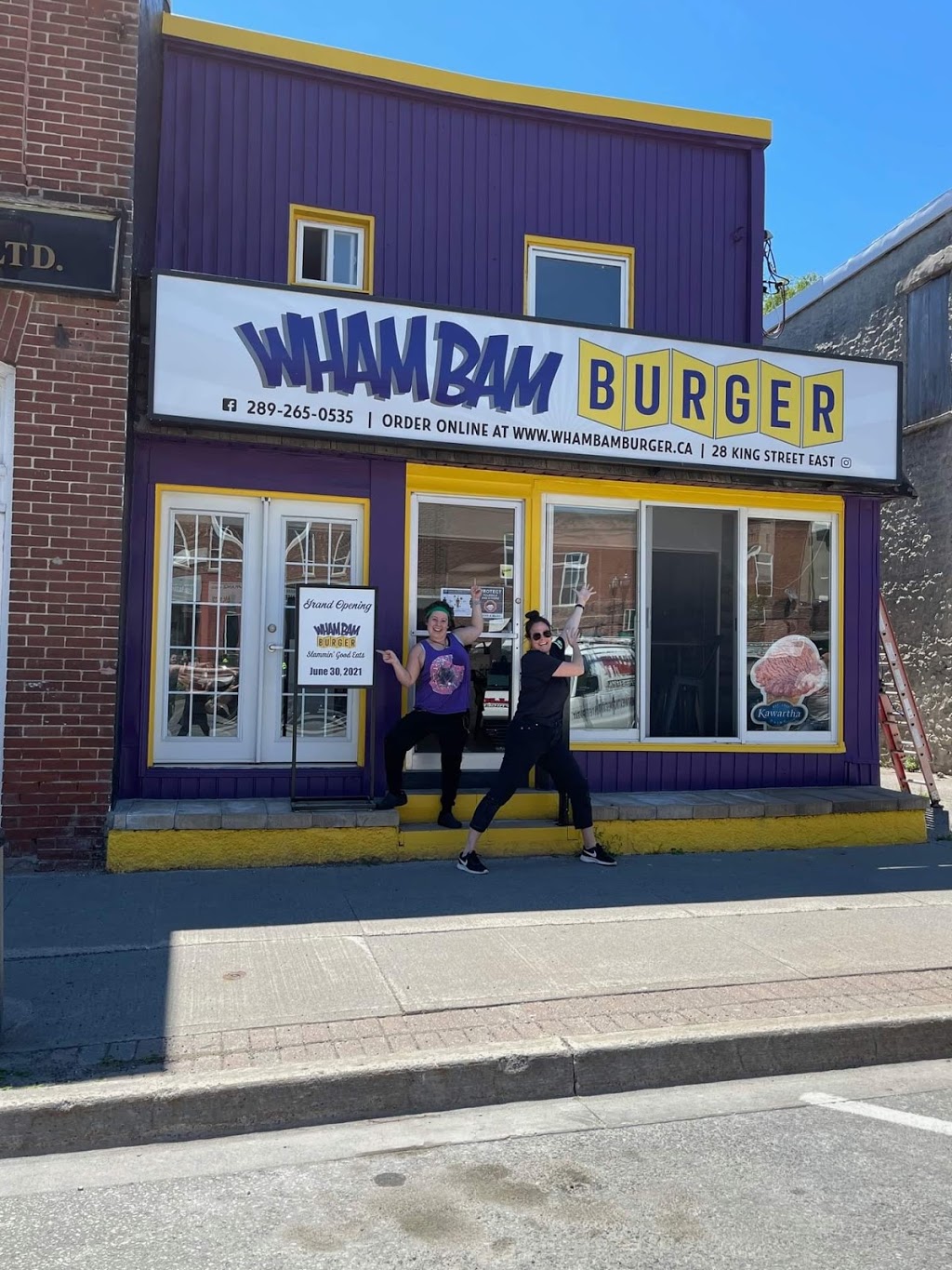 Wham Bam Burger | 30 King St E, Colborne, ON K0K 1S0, Canada | Phone: (289) 265-0535