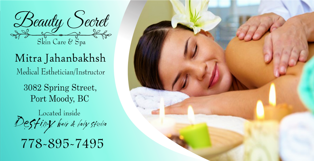 Beauty Secret Skincare & Spa | 3082 Spring St, Port Moody, BC V3H 1Z8, Canada | Phone: (778) 895-7495