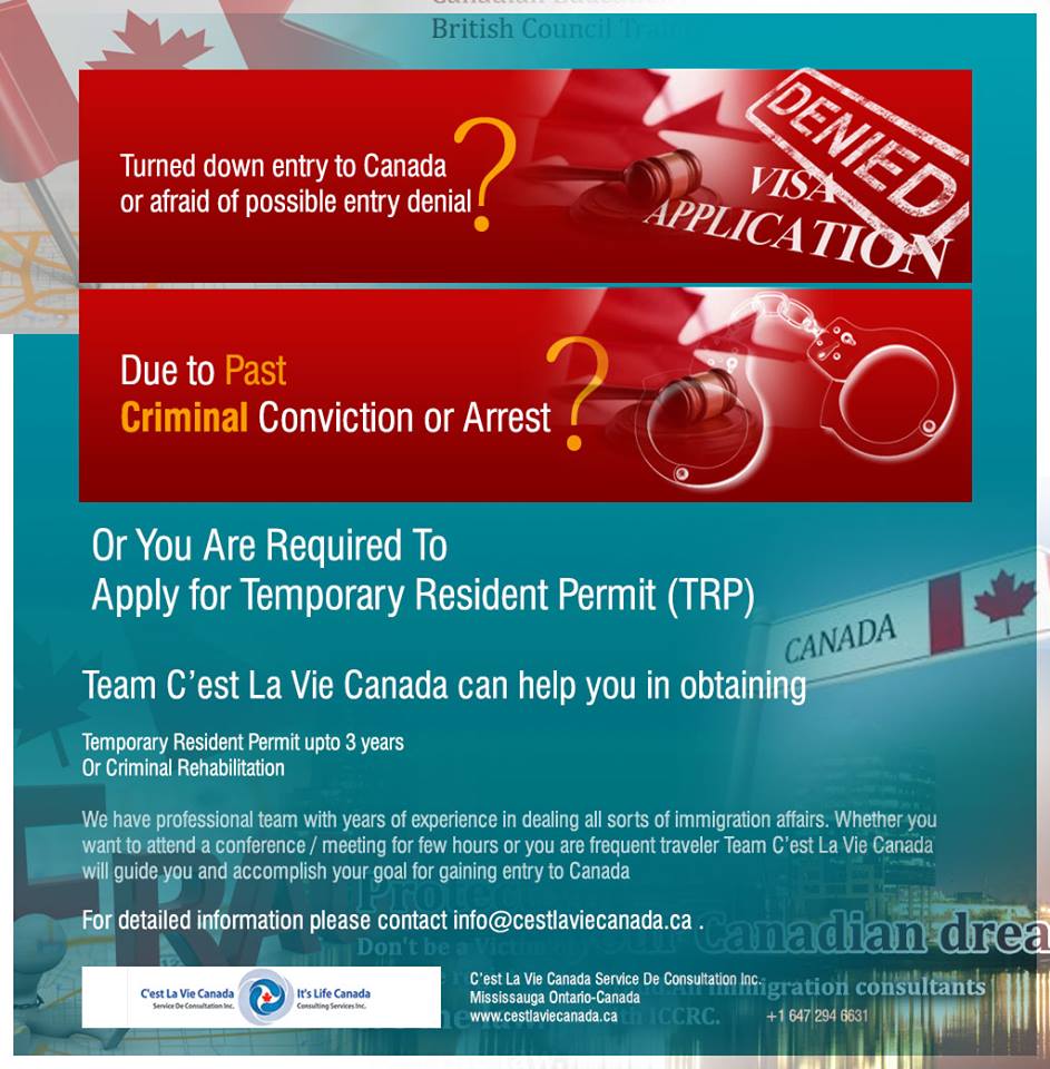 Cest La Vie Canada Service De Consultation Inc. | 1965 Britannia Rd W Unit 208, Mississauga, ON L5M 4Y4, Canada | Phone: (647) 794-7370