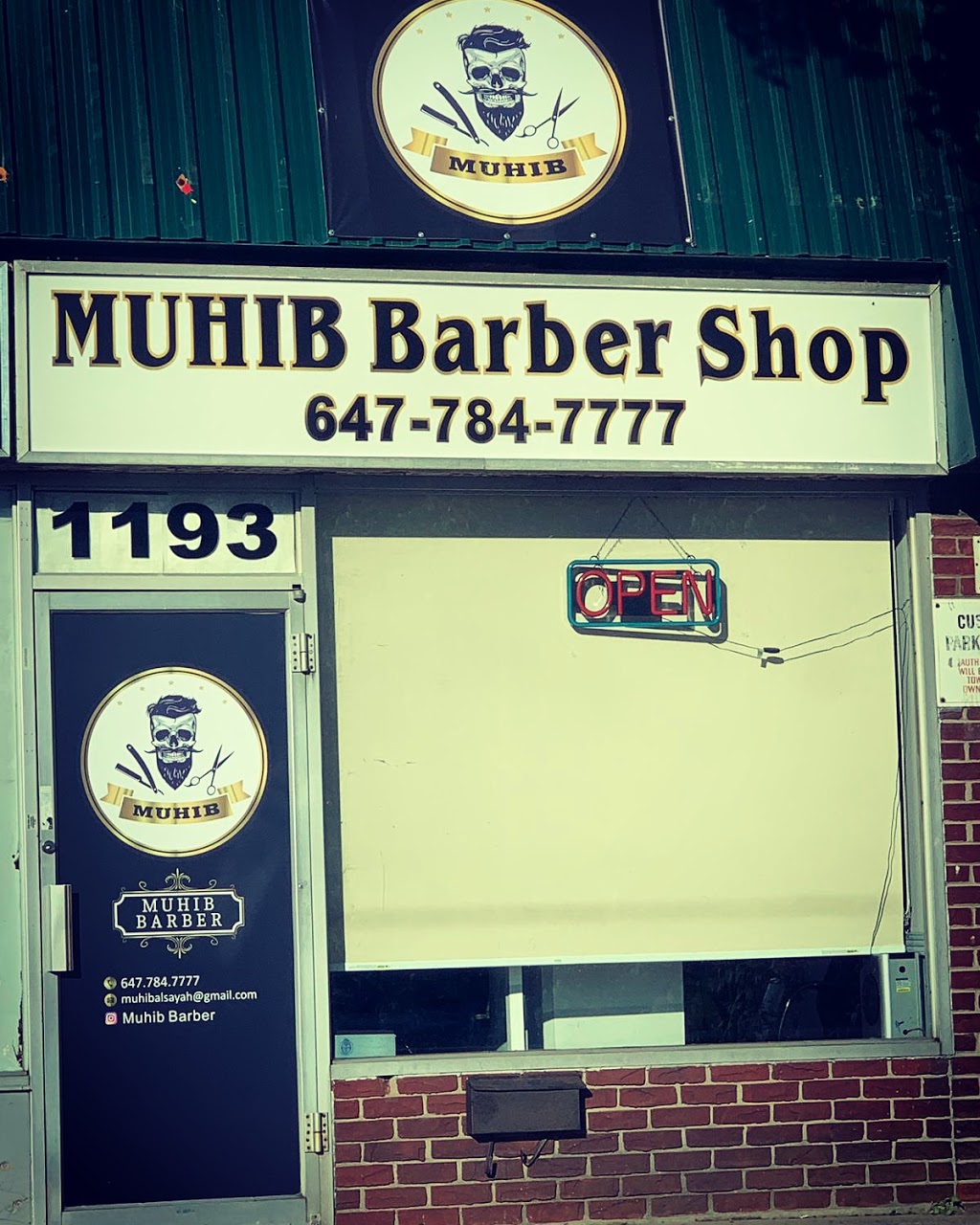 Muhib barber shop صالون مهيب للحلاقة الرجالي | 1193 Birchmount Rd, Scarborough, ON M1P 2C1, Canada | Phone: (647) 784-7777