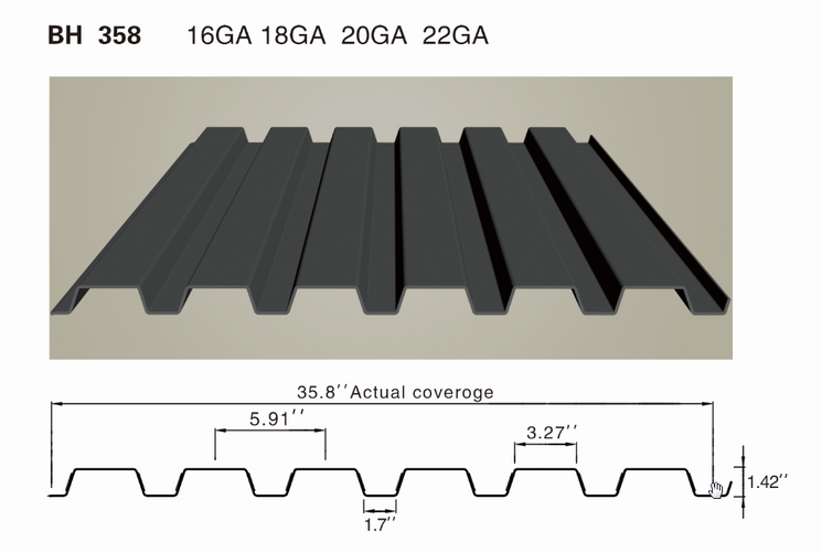 BH Metal Ltd. metal roofing supplier | 23394 Fisherman Rd, Maple Ridge, BC V2W 1B9, Canada | Phone: (778) 251-3918