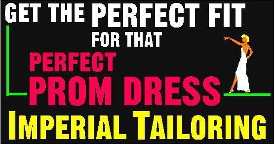 Imperial Tailoring & Professional Alterations | 100 Madawaska Blvd, Arnprior, ON K7S 1S7, Canada | Phone: (613) 623-0999