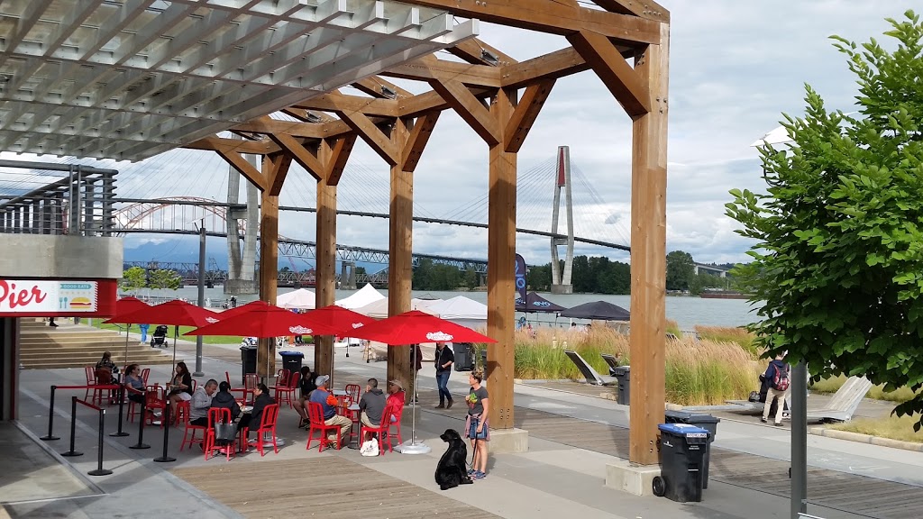 Eats at the Pier concession at Westminster Pier Park | Westminster Pier Park 49.203654, -122.904677, New Westminster, BC V3M 6Z6, Canada | Phone: (604) 527-4634