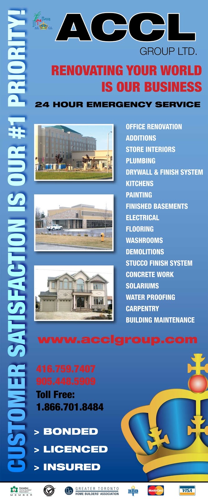 ACCL Homes and Additions | 124 Wilson Rd S, Oshawa, ON L1H 6C1, Canada | Phone: (416) 619-5203