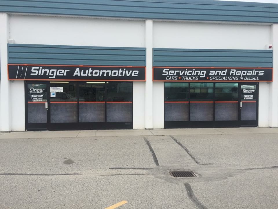 SINGER AUTOMOTIVE LTD. | 48 Industrial Ave W #126, Penticton, BC V2A 6M2, Canada | Phone: (250) 770-1075