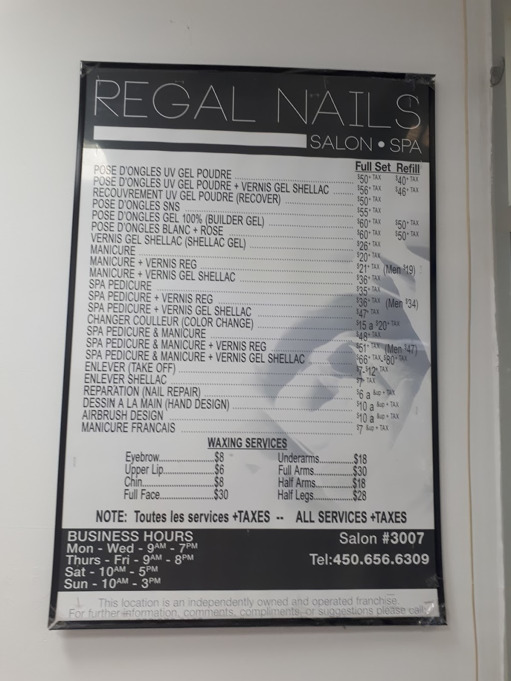 Regal Nails, Salon & Spa | 9000 Boulevard Leduc, Brossard, QC J4Y 0E6, Canada | Phone: (450) 656-6309