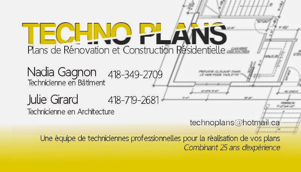 Techno Plans | 2340 Av. du Pont S, Alma, QC G8B 5V2, Canada | Phone: (418) 349-2709