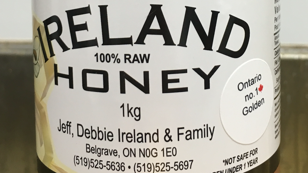 Ireland Honey & Bee Supplies | 28 Jane St, Belgrave, ON N0G 1E0, Canada | Phone: (519) 525-5636