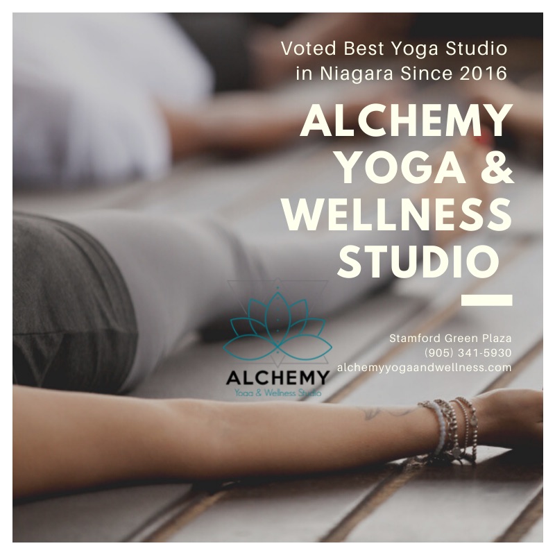 Alchemy Yoga & Wellness Studio | 6255 Huggins St Unit 3, Niagara Falls, ON L2J 1H2, Canada | Phone: (905) 341-5930
