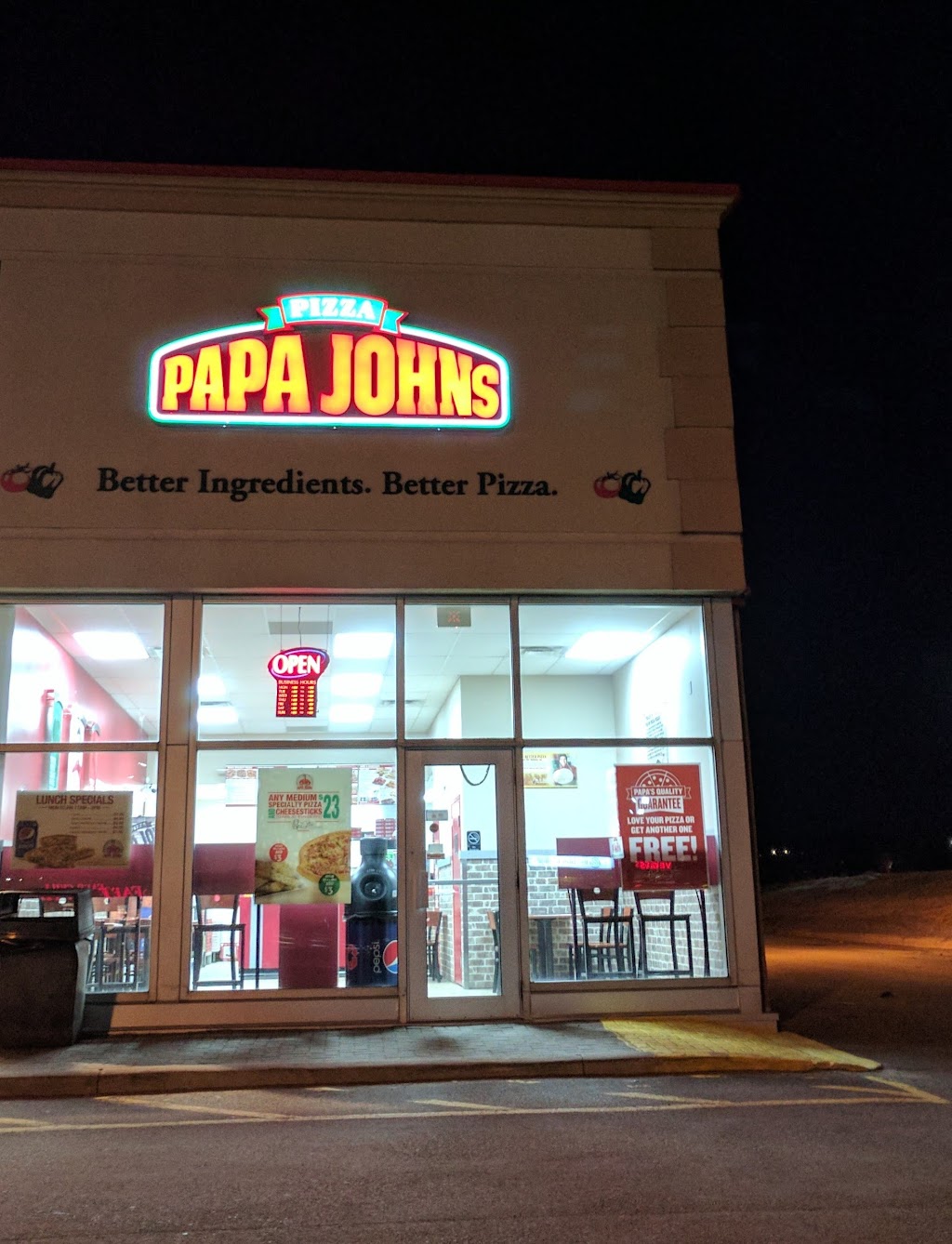 Papa Johns Pizza | 133 McAllister Dr, Saint John, NB E2H 1W4, Canada | Phone: (506) 657-7272