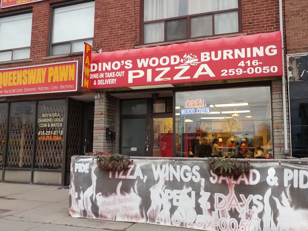 Dinos Wood Burning Pizza | 820 The Queensway, Etobicoke, ON M8Z 1N5, Canada | Phone: (416) 259-0050