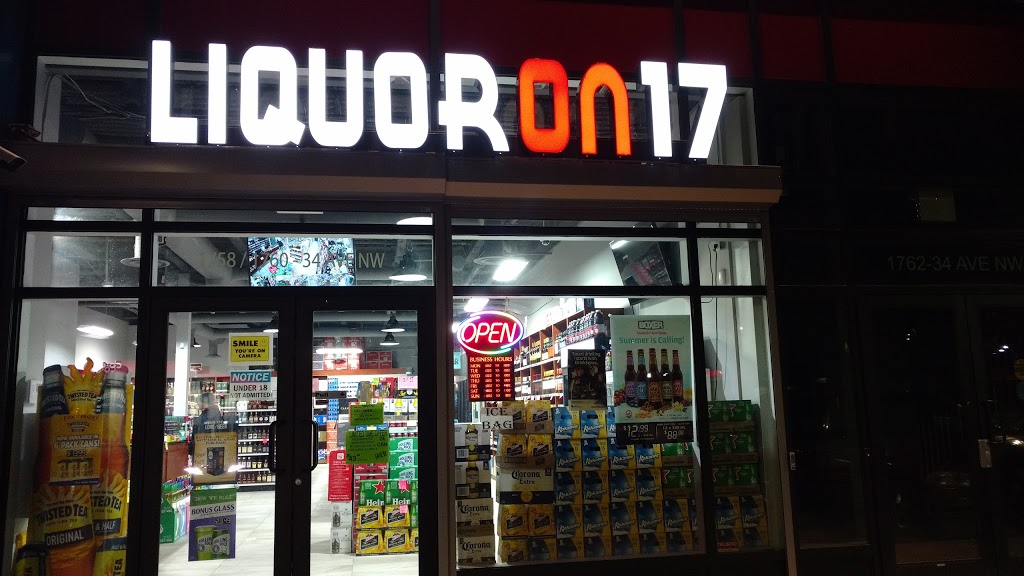 Liquor on 17 | 1758 34 Ave NW, Edmonton, AB T6T 2B5, Canada | Phone: (780) 504-1717