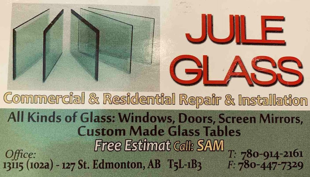 Juile Glass | 13128 126 St NW # 303E, Edmonton, AB T5L 0Y7, Canada | Phone: (780) 914-2161