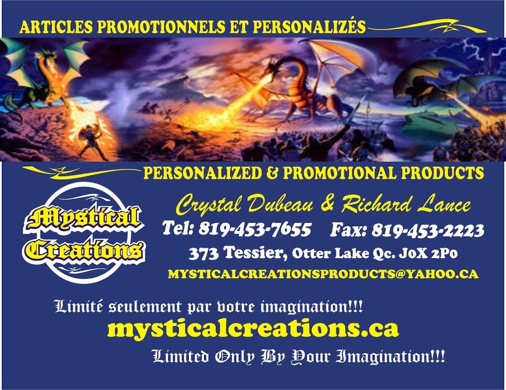 Mystical Creations | 373 Rue Tessier, Otter Lake, QC J0X 2P0, Canada | Phone: (819) 661-7658