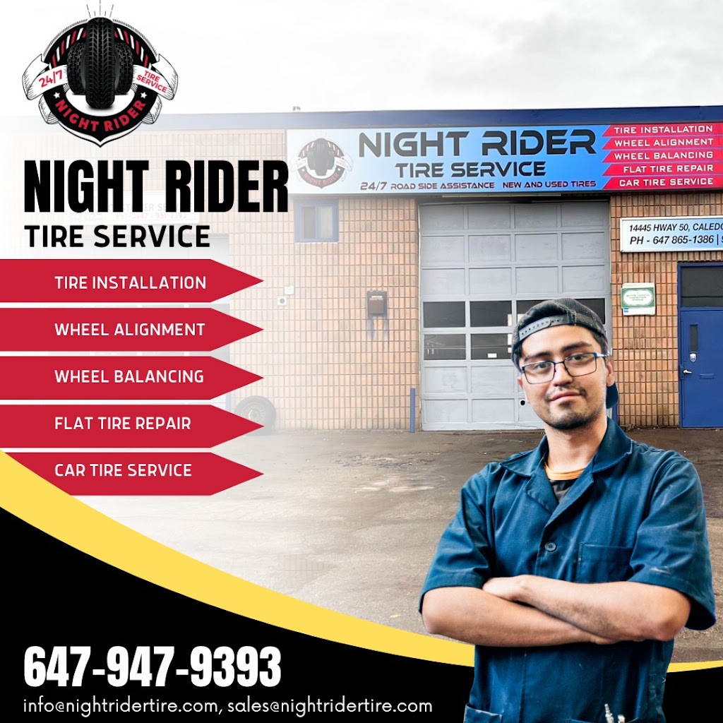 Night Rider Tire Service | 14445 Hwy 50, Caledon, ON L7E 3H6, Canada | Phone: (647) 865-1386